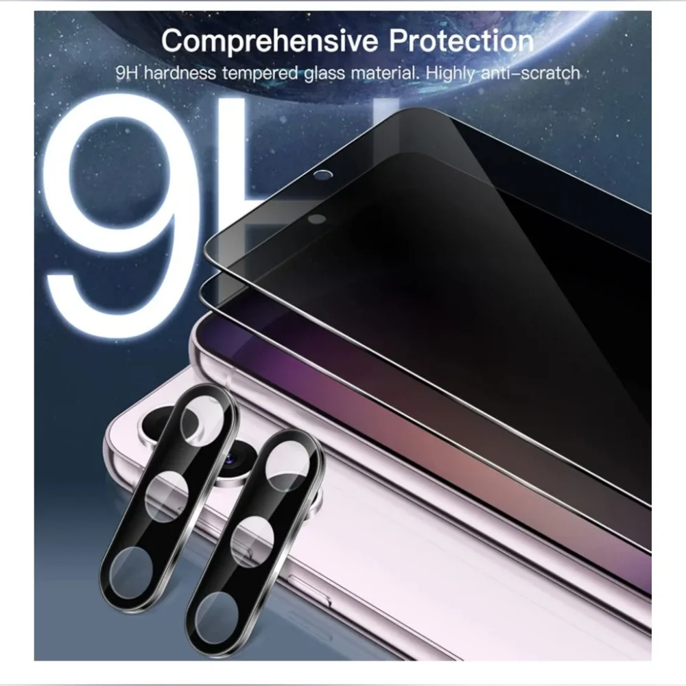 JETech Privacy Screen Protector for Samsung Galaxy S23+,S23 Plus 5G, (2pack) NEW